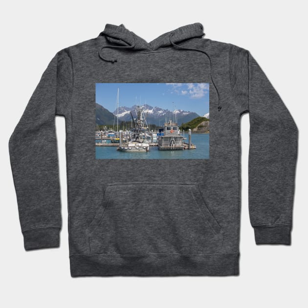 USA. Alaska. Valdez. Seaport. Hoodie by vadim19